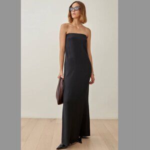 Reformation Strapless Larkin Dress in Black - Never Been Worn with Tags!